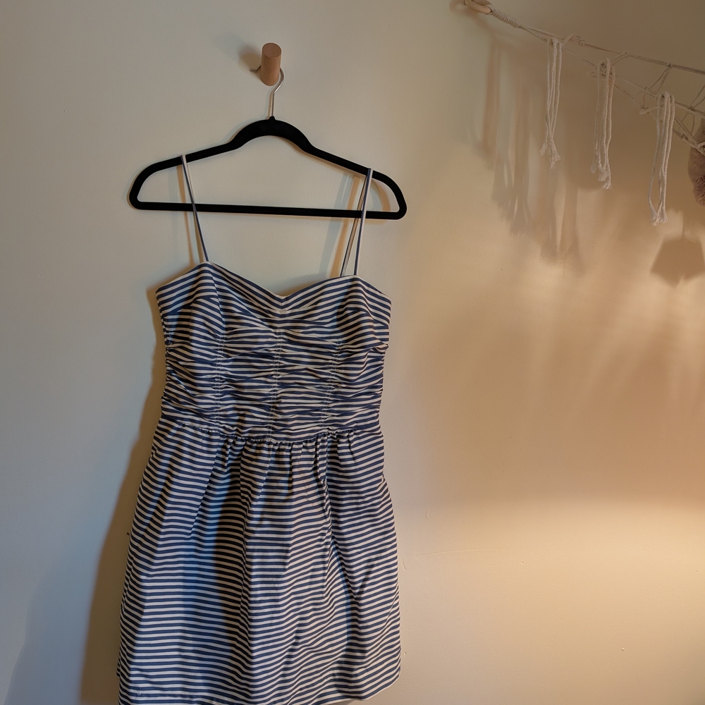 Ralph Lauren Black and White Striped Mini Dress